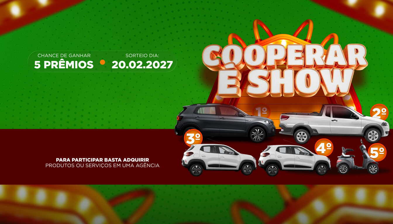 Não perca a chance de ganhar um dos cinco prêmios!