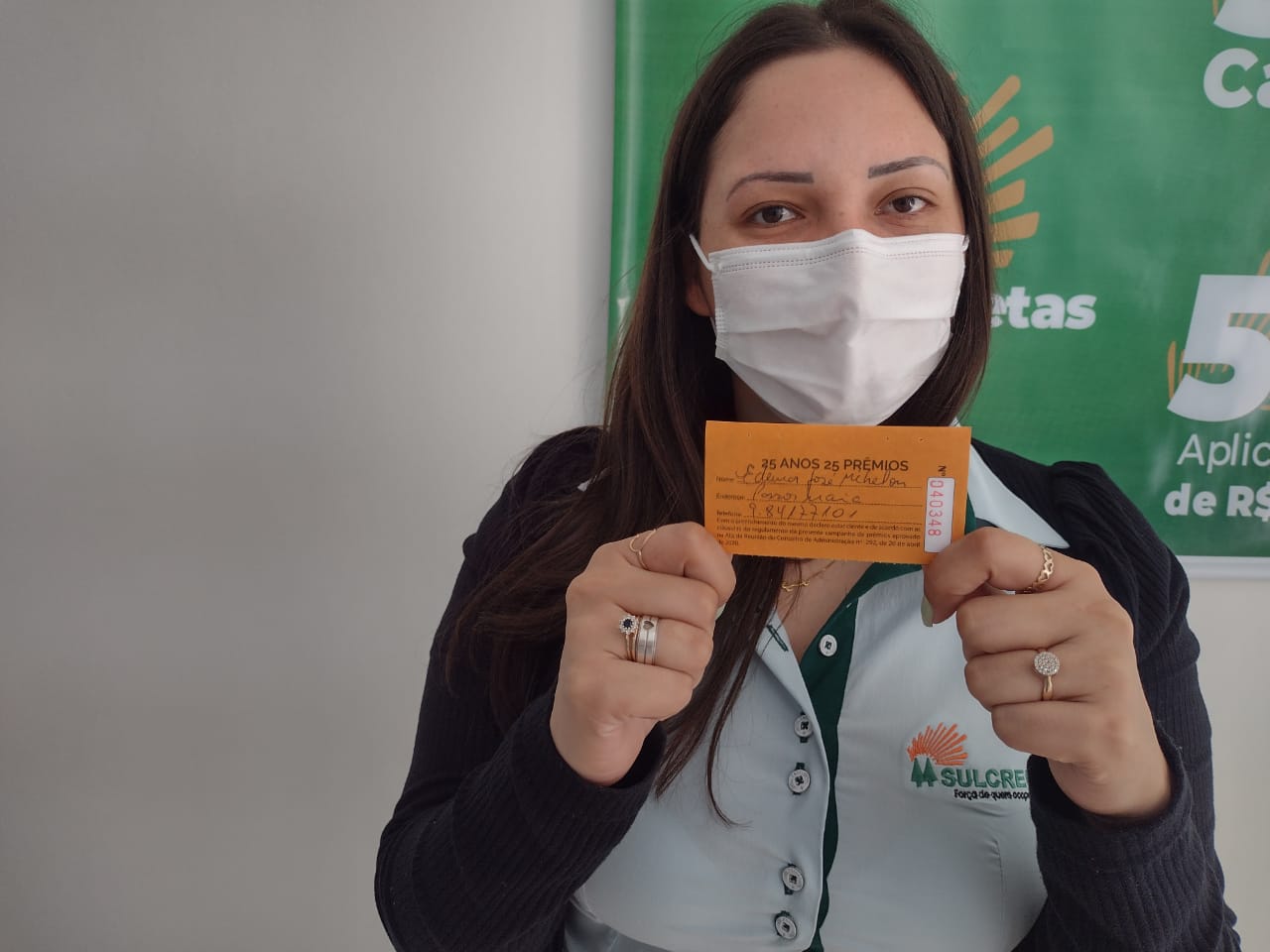 Sorteados da campanha 25 ANOS 25 PRÊMIOS