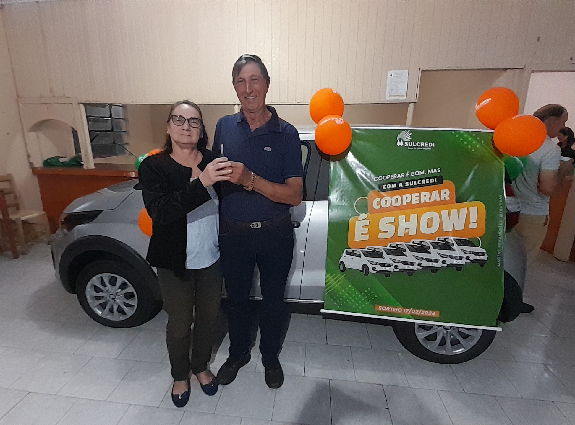 Sulcredi dá início às assembleias e entrega primeiro carro da campanha de prêmios