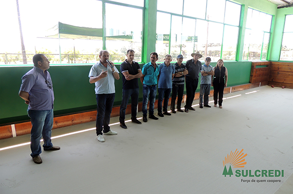 Sulcredi inaugura cancha de bocha na sede de Abelardo Luz