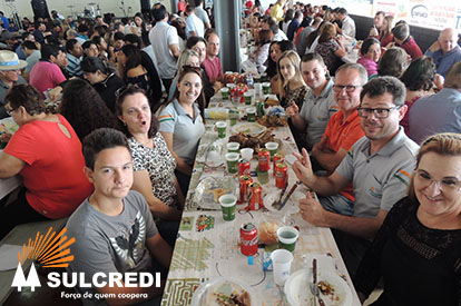 Equipe Sulcredi presente na comunidade Igrejinha Amarela